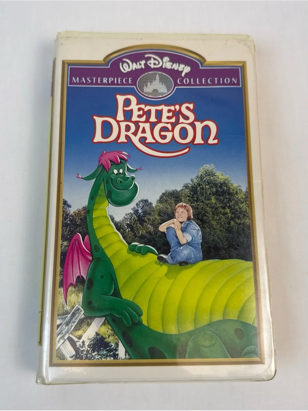 Walt Disney Pete's Dragon 1977 film Vintage Retro VHS Clamshell Package